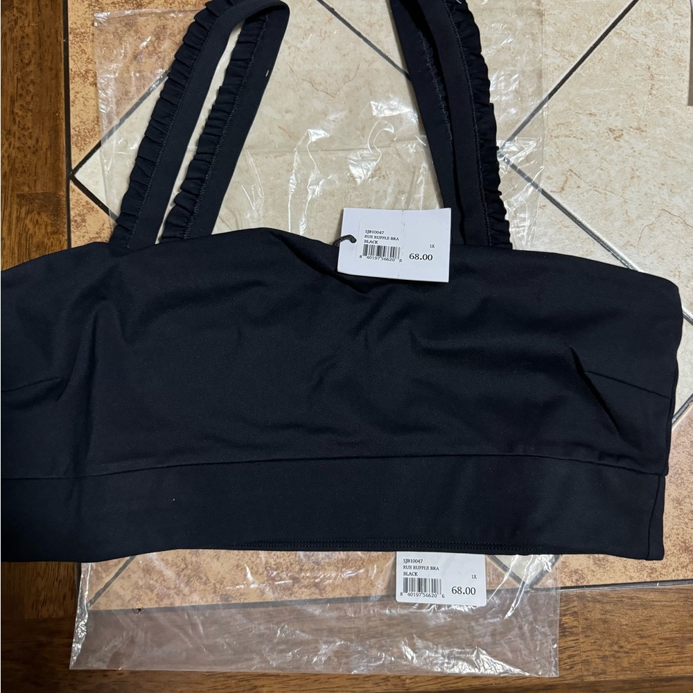 New sincerely Jules ruffle strap square neck